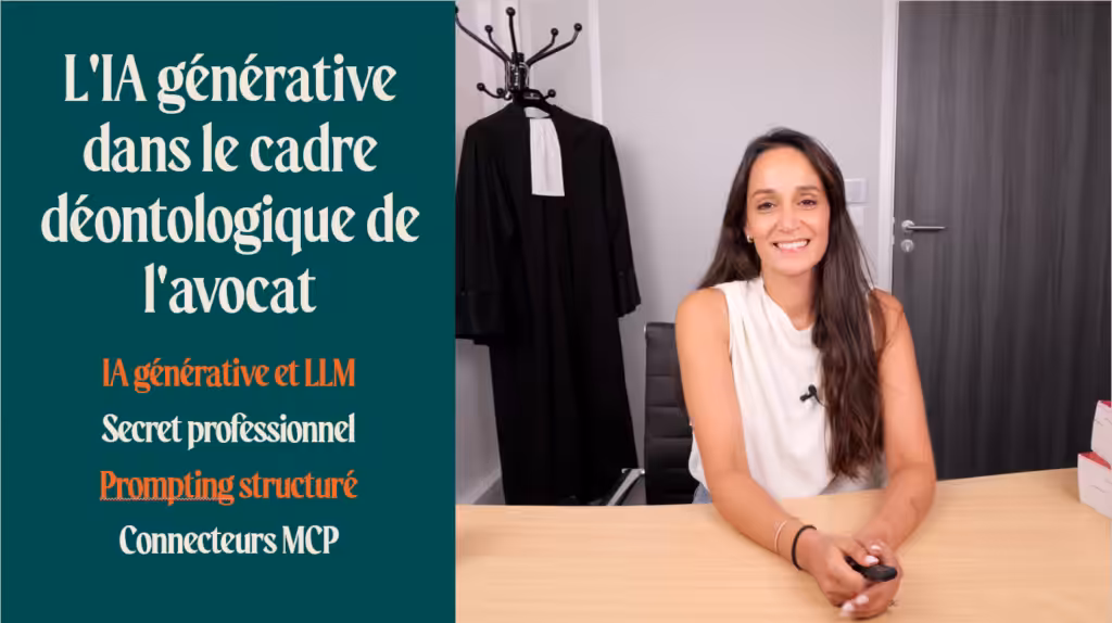 Formation : Maîtriser l’IA générative dans le cadre déontologique de l’avocat